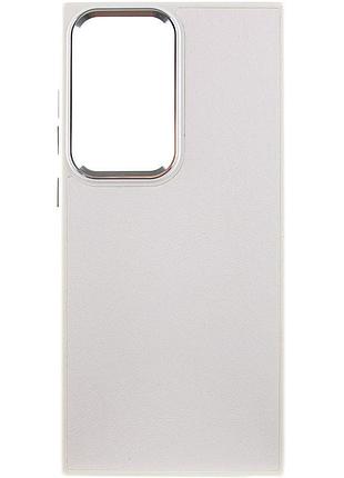 Уценка кожаный чехол bonbon leather metal style для samsung galaxy s23 ultra