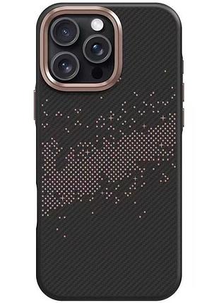 Tpu чохол monzo (magfit) для apple iphone 16 pro max (6.9") titanium gold