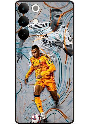 Силіконовий чохол бампер для realme c85 pro з малюнком mbappe мбаппе real