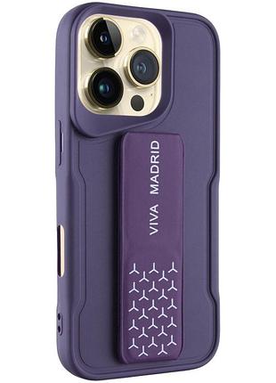 Чехол-накладка tpu viva для apple айфон 16 pro max, с функцией подставки purple