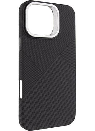 Tpu чехол pixel craft with magsafe для apple iphone 17 (6.3") graphite flow