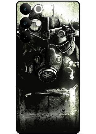 Силіконовий чохол бампер для realme c85 pro з малюнком фоллаут fallout