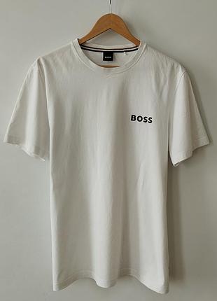 Мужская стильная футболка hugo boss tiburt