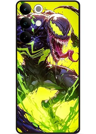 Силіконовий чохол бампер для realme c85 pro з малюнком venom веном