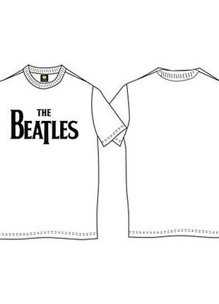 Футболка official "the beatles", біла l