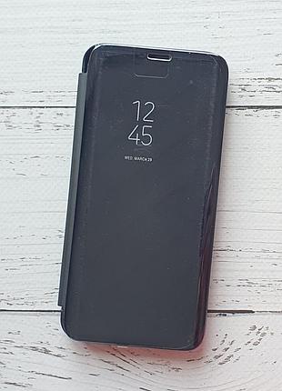 Чехол-книжка для samsung galaxy a40 (a405) пластиковый, черный