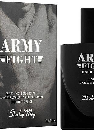Туалетная вода мужская shirley may army fight 100 мл