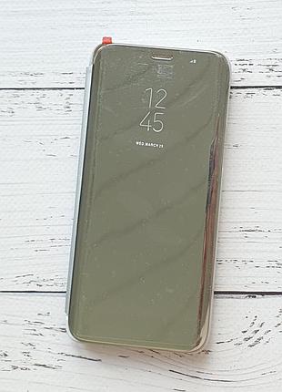 Чехол-книжка для samsung galaxy s9 (g960) пластиковый, серый