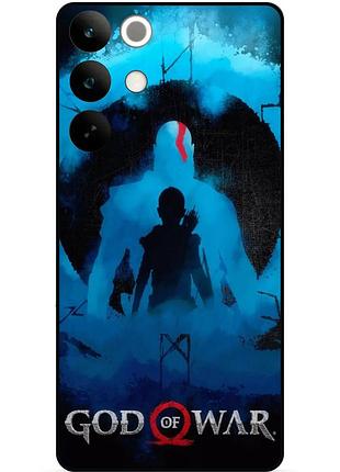Чохол силіконовий бампер для realme c85 pro з малюнком god of war