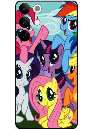 Силіконовий бампер чохол для realme c85 pro з малюнком мій маленький поні my little pony