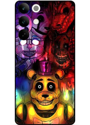 Силіконовий бампер чохол для realme c85 pro з малюнком freddy фредді аніматроніки
