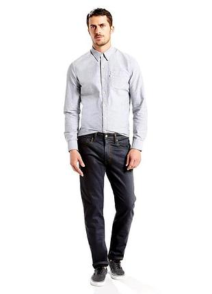 Чоловічі джинси levi's stretch, 502™ regular taper,сіро-чорний,р.28x30