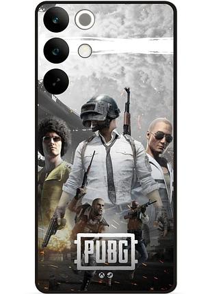 Силіконовий чохол бампер для realme c85 pro з малюнком pubg пабг