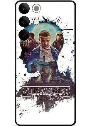 Силіконовий бампер чохол для realme c85 pro з малюнком stranger things дивні дива