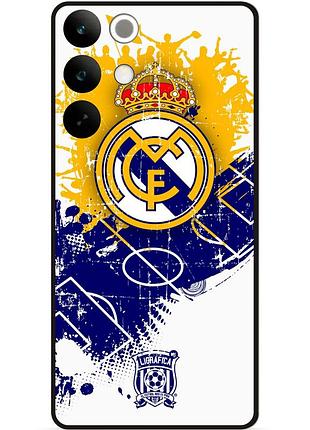 Силіконовий чохол бампер для realme c85 pro з малюнком реал мадрид real madrid