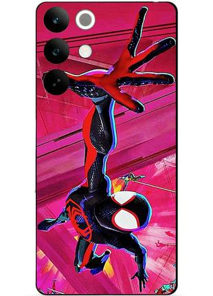 Силіконовий чохол бампер для realme c85 pro з малюнком spider man людина-павук