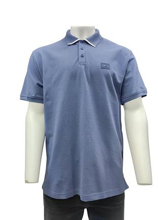 Чоловіча футболка поло tommy hilfiger голубого кольору, розмір xl