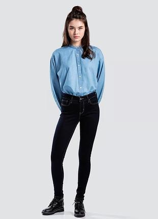 Жіночі джинси levi's 710 super skinny jeans, розмір 30x30