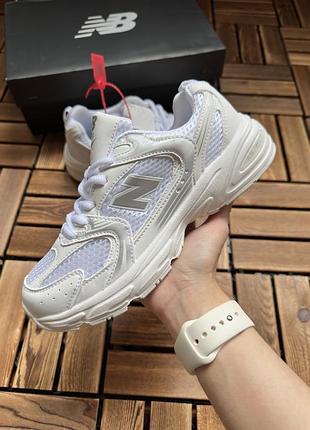 Кросівки жіночі білі new balance 530 нью беланс