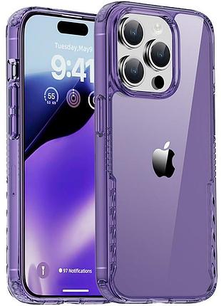 Чехол tpu+pc multi-color для apple iphone 15 pro max (6.7") purple