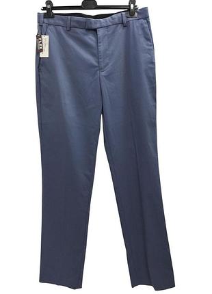 Чоловічі штани чінос van heusen, прямі, блакитні, w32/l32