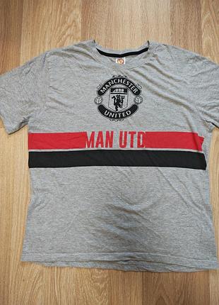 13
футболка manchester united официальная серая размер l