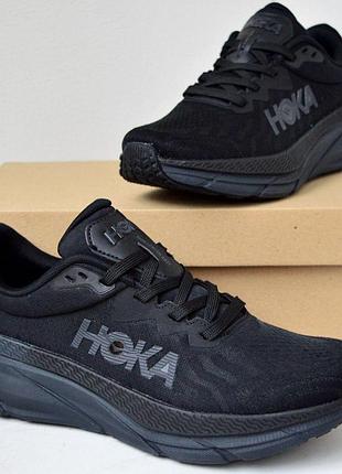 Кроссовки мужские hoka one one challenger black черные, размер 44/28см 45