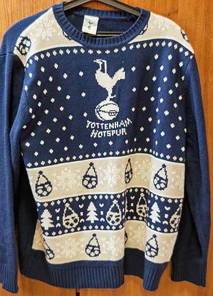 Офіційний різдвяний світшот tottenham hotspur, новий, акріл