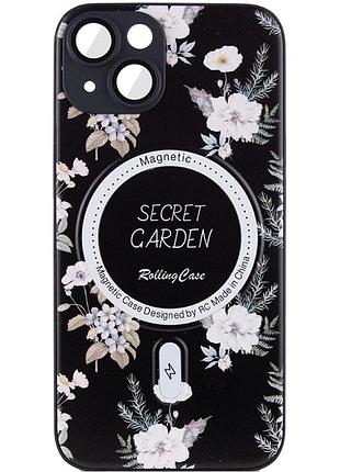 Tpu+pc чохол secret garden with magsafe для apple iphone 15 (6.1") black