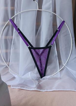 Стринги с кружева мини бикини 👙 3