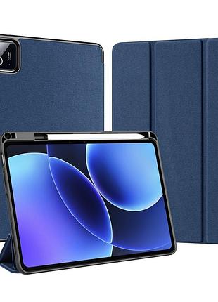 Чохол dux ducis domo для xiaomi pad 8/7/7 pro with stylus pen holder & auto sleep wake blue