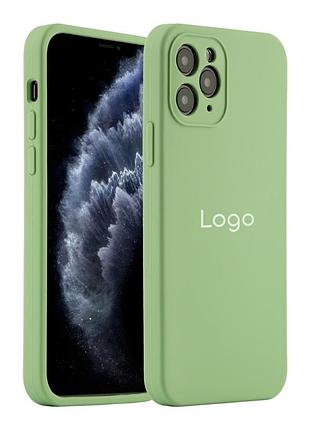 Чохол silicone case square full camera для iphone 11 pro max 73.plum 3