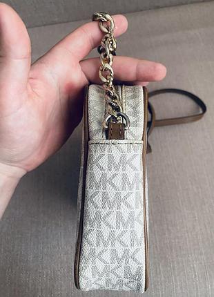Оригінальна жіноча сумка michael kors в ванільному кольорі 3