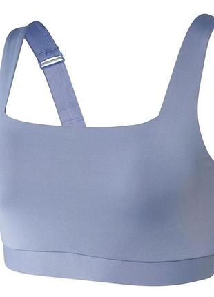 Спортивный топ со съемными вкладышами для женщины crivit lycra® 464435 s голубой