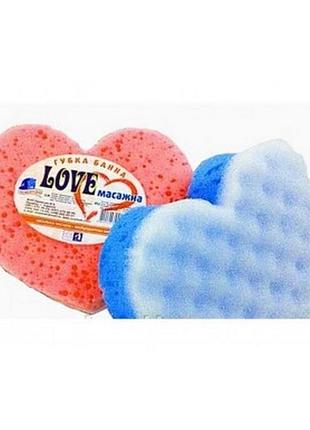 Губка лазнева love мойдодир