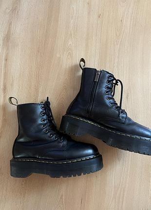 Dr. martens jadon leather зимні на платформі