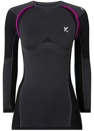 Термо-реглан с зональной терморегуляцией для женщины kaytan sports 2568217-2 l,xl черный