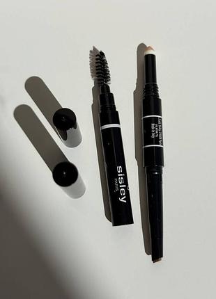 Олівець для брів 3 в 1 sisley phyto-sourcils design brow pencil відтінок 01 - cappuccino