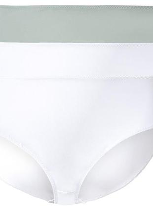 Трусики-слип набор 3шт. эластичные для женщины esmara lycra® 461356 s комбинированный