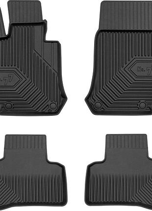 Автомобильные коврики в салон frogum 3d на mercedes eqc n293 19- мерседес екуси черные