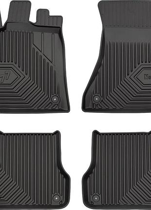 Автомобильные коврики в салон frogum 3d на audi a6 4 c7 11-18 ауди а6 черные