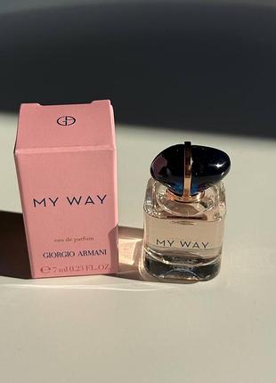 My way giorgio armani мініатюри по 7ml