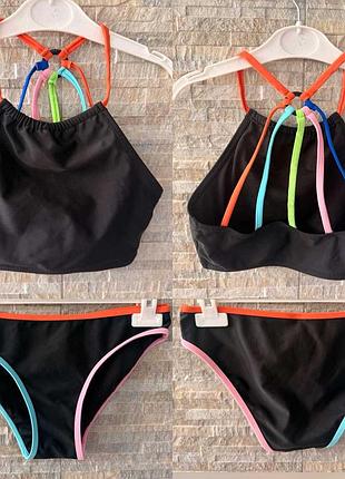 Роздільний спортивний купальник бікіні топ плавки 👙 new look 10-11 років, 140-146 см