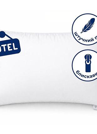 Подушка premium soft 50x70 см ideia искусственный пух, с молнией, премиум качество, для гостиниц и дома