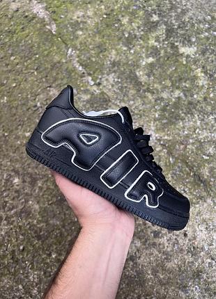 Кроссовки nike air force 1 low черные для мужчин стильная обувь для повседневной носки найк форс