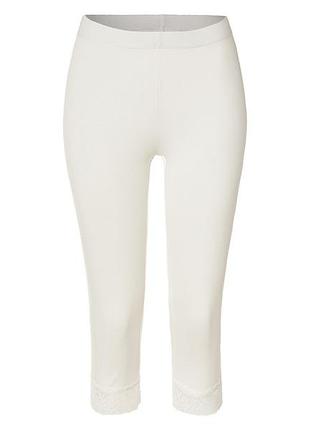 Лосины капри-бриджи для женщины esmara lycra® 442833 s белый