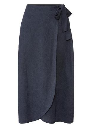 Спідниця на запах для жінки esmara lycra® 442660 xs темно-синій