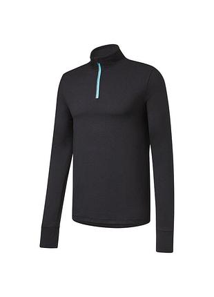 Термо-реглан на микрофлисе для мужчины crivit lycra® 424563 xl черный