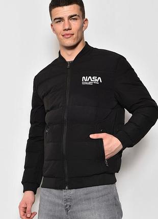 Куртка чоловiча демicезонна чорного кольору р.44 173530k