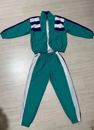 Новый винтажный спортивный костюм 90х с бирками tactel / campagnolo (оверсайз)